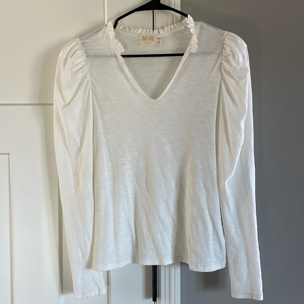 Nation cream top